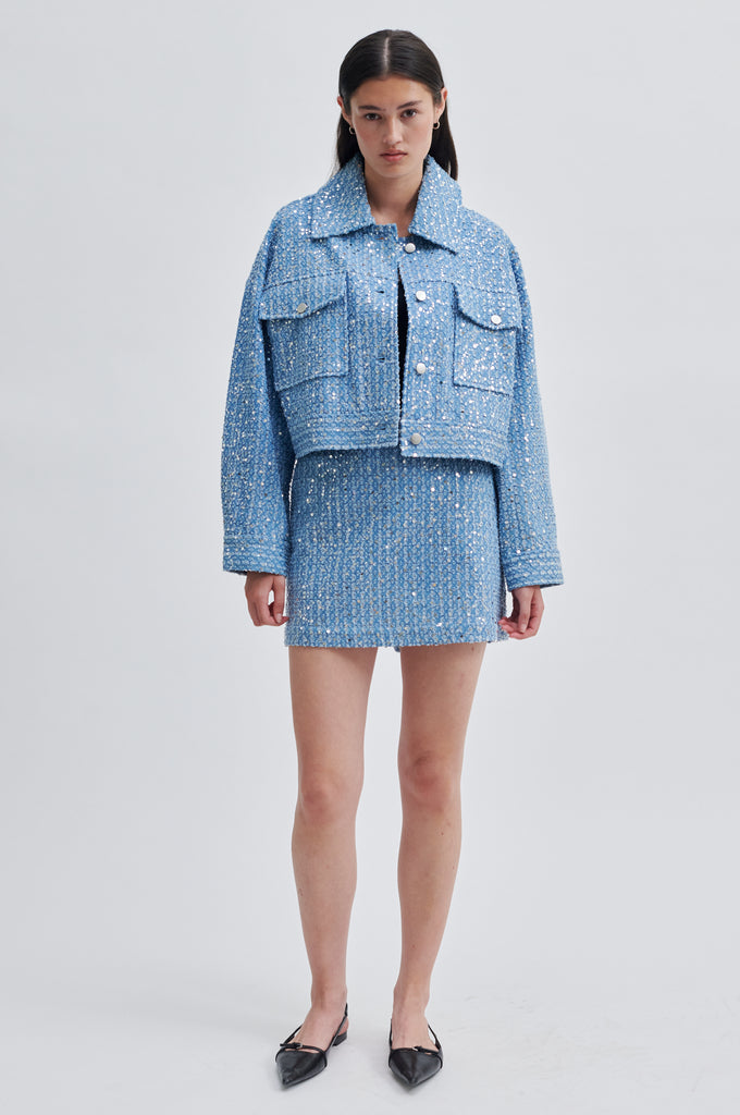 LEMARA JACKET | DENIM BLUE