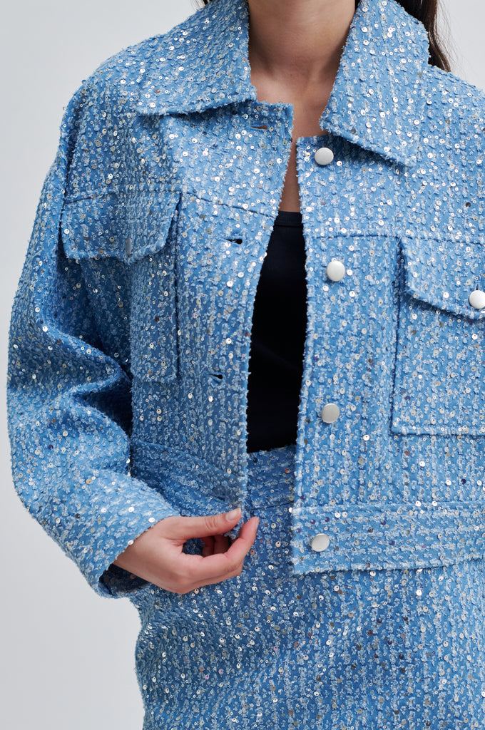 LEMARA JACKET | DENIM BLUE