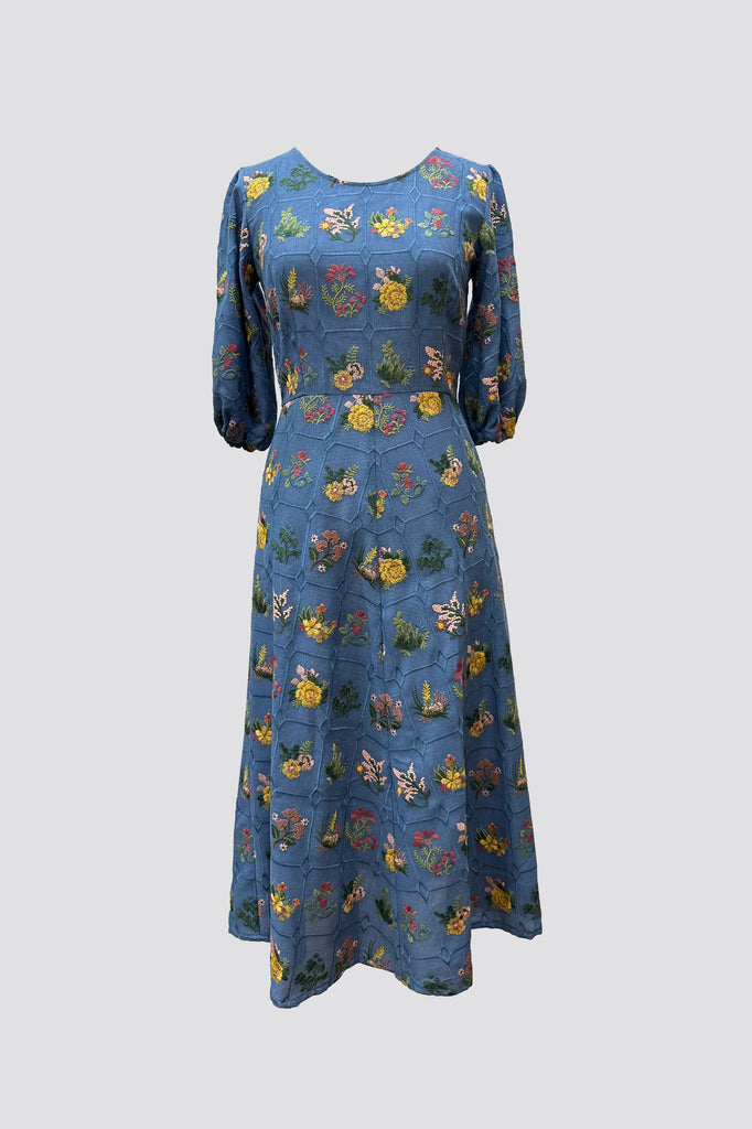 SIERRA DRESS | BOTANIC BLUE