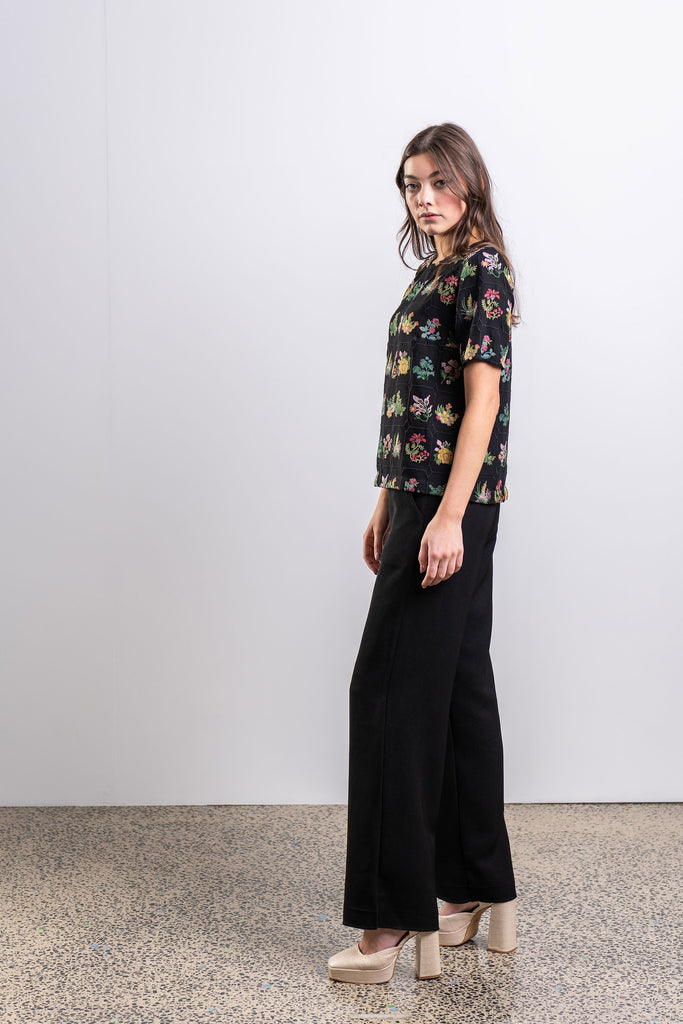 WINEBERRY PANT | BLACK WOOL