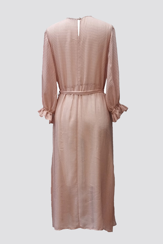 HOLLY FROCK | DUSKY PINK GRID